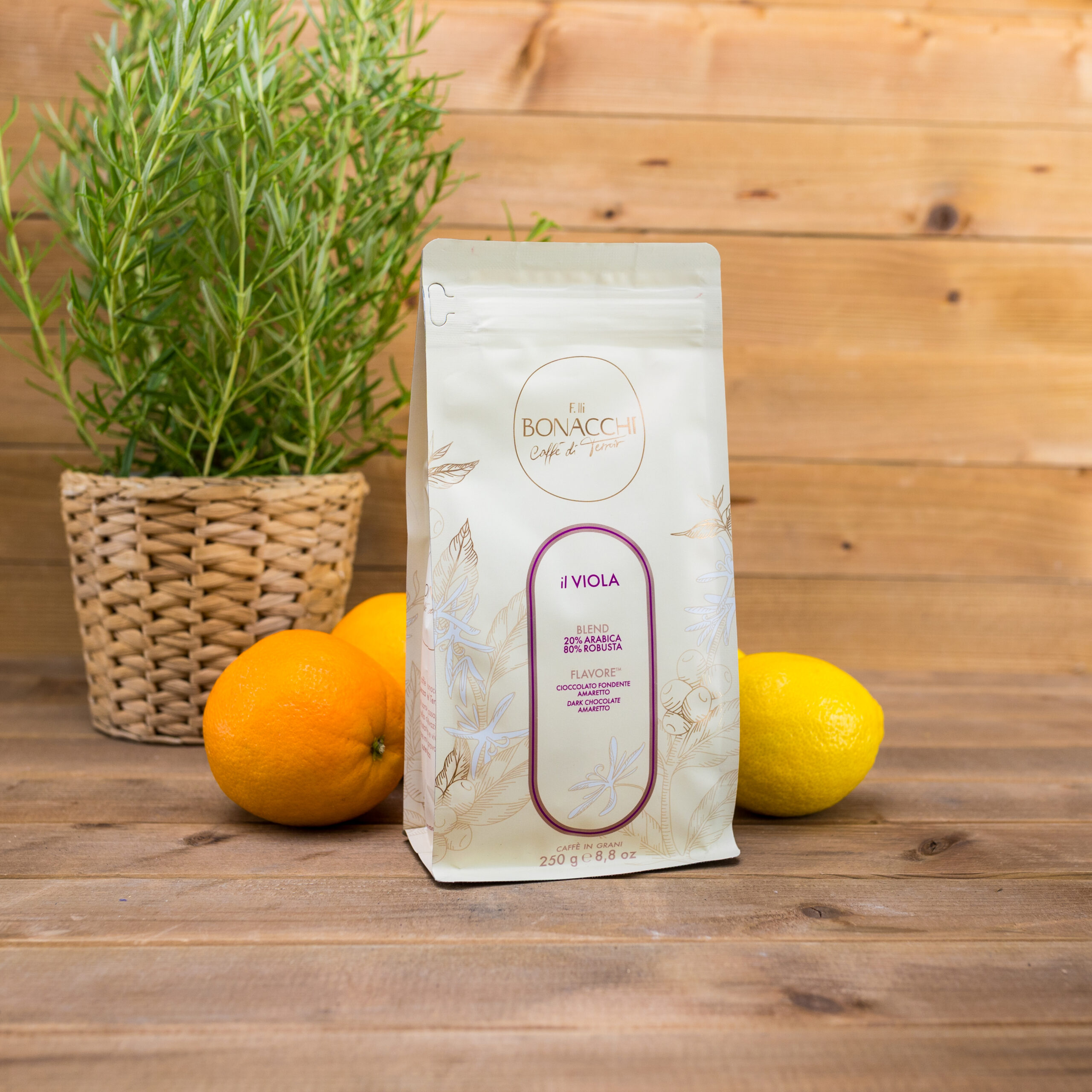 Kawa ziarnista il Viola 250g Bonacchicaffe