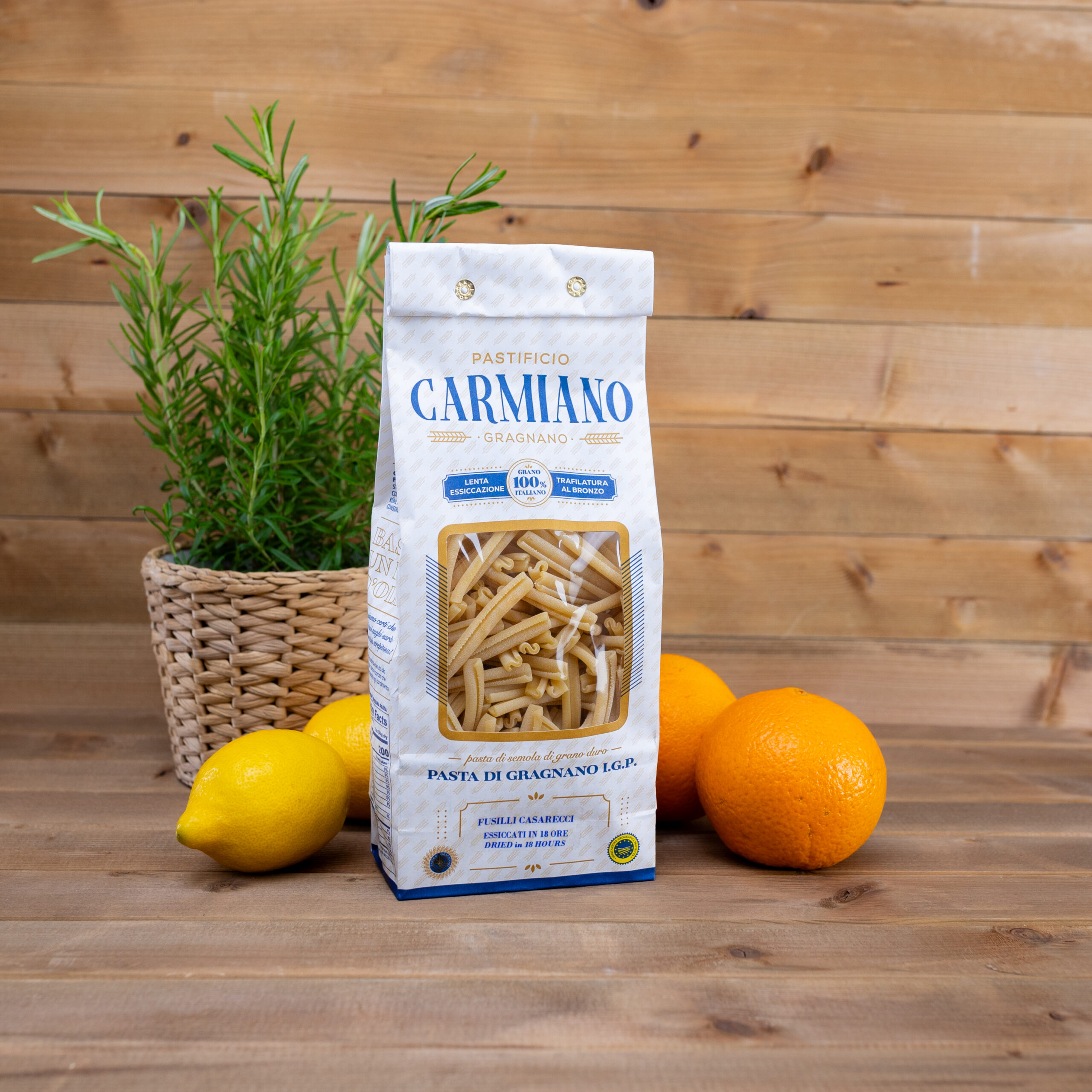 Makaron Fusilli Casarecci IGP 500g Carmiano