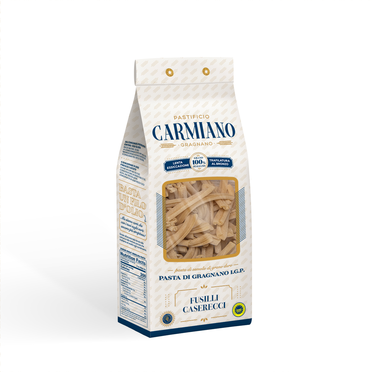 Makaron Fusilli Casarecci IGP 500g Carmiano - obrazek 3