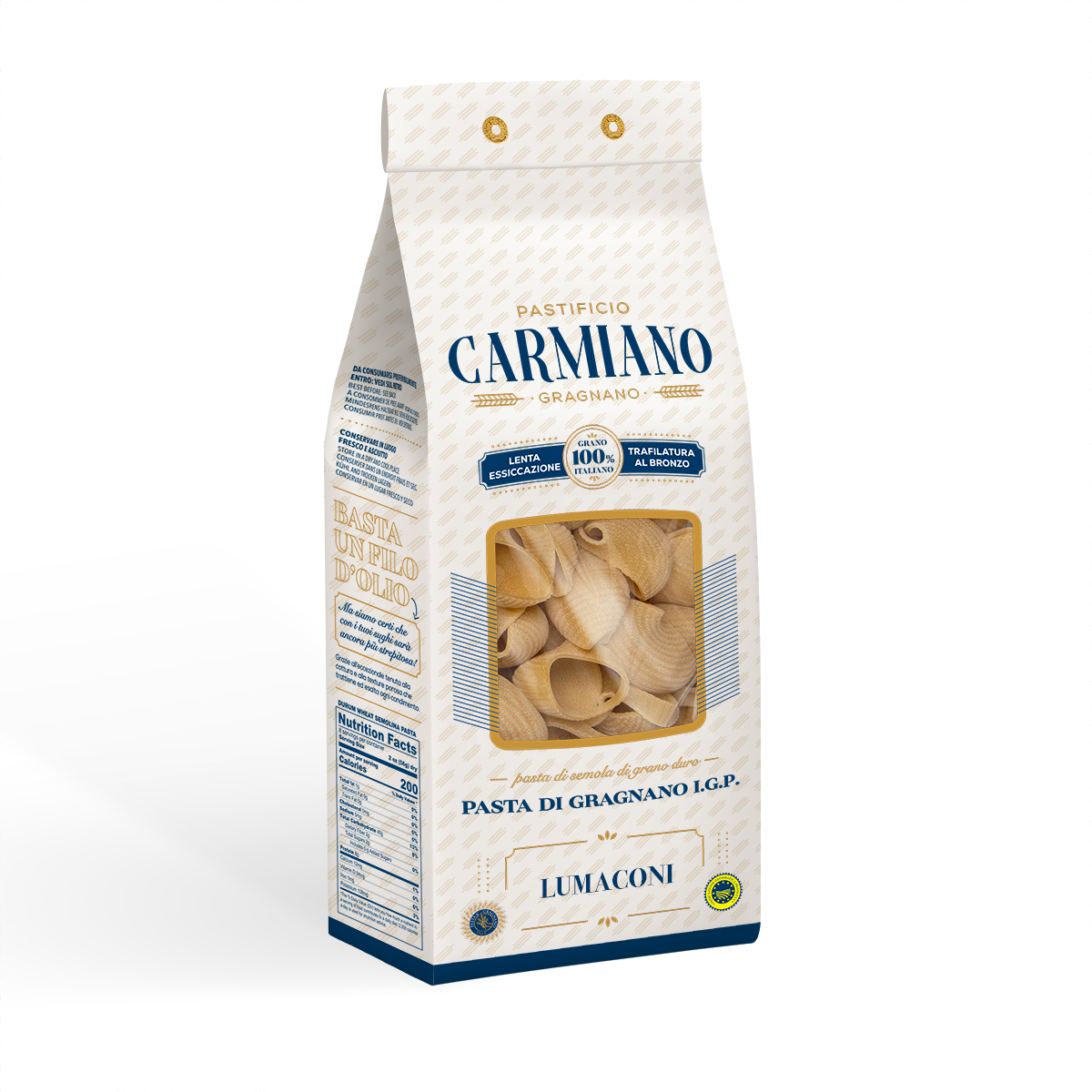 Makaron Lumaconi IGP 500g Carmiano - obrazek 3