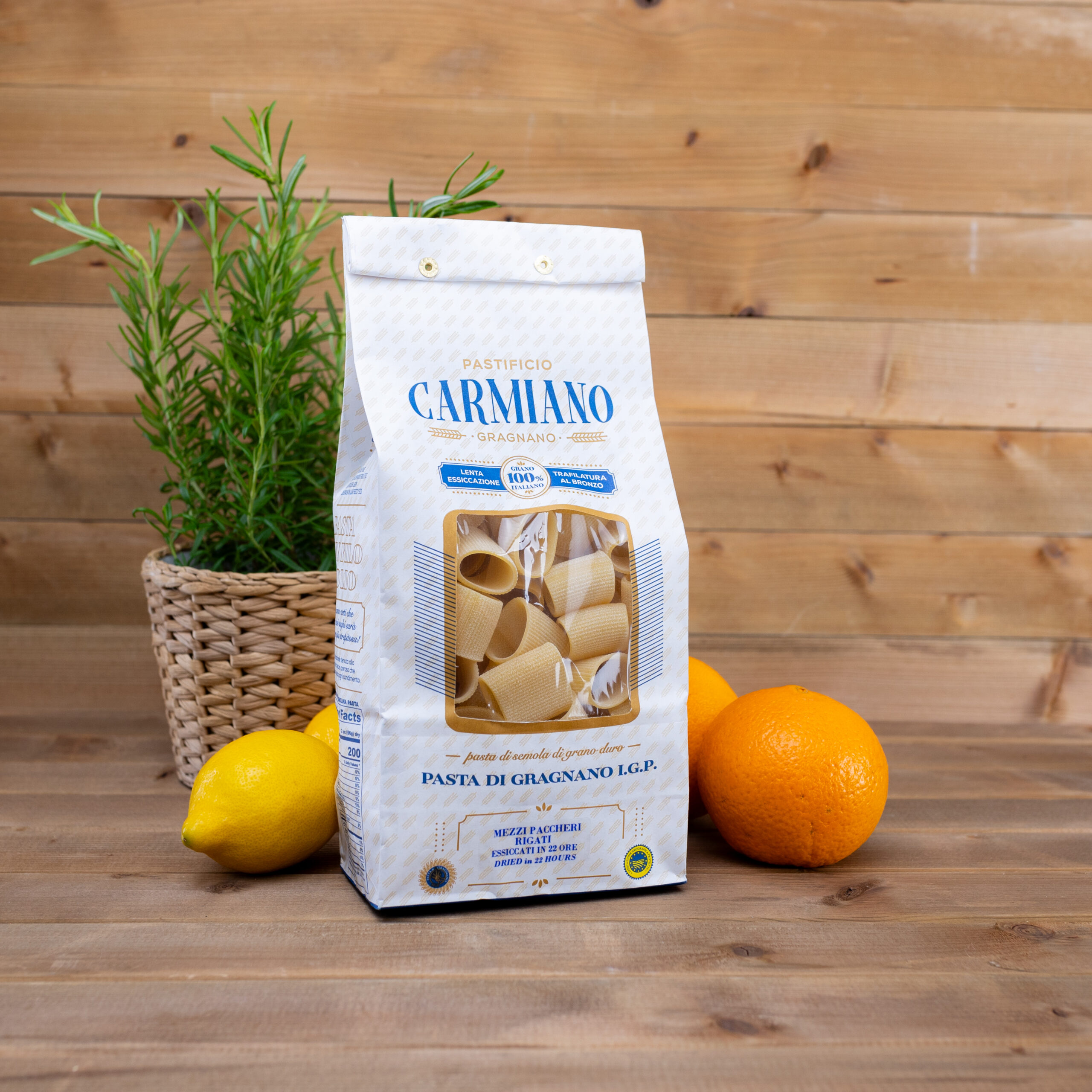 Makaron Mezzi Paccheri IGP 500g Carmiano