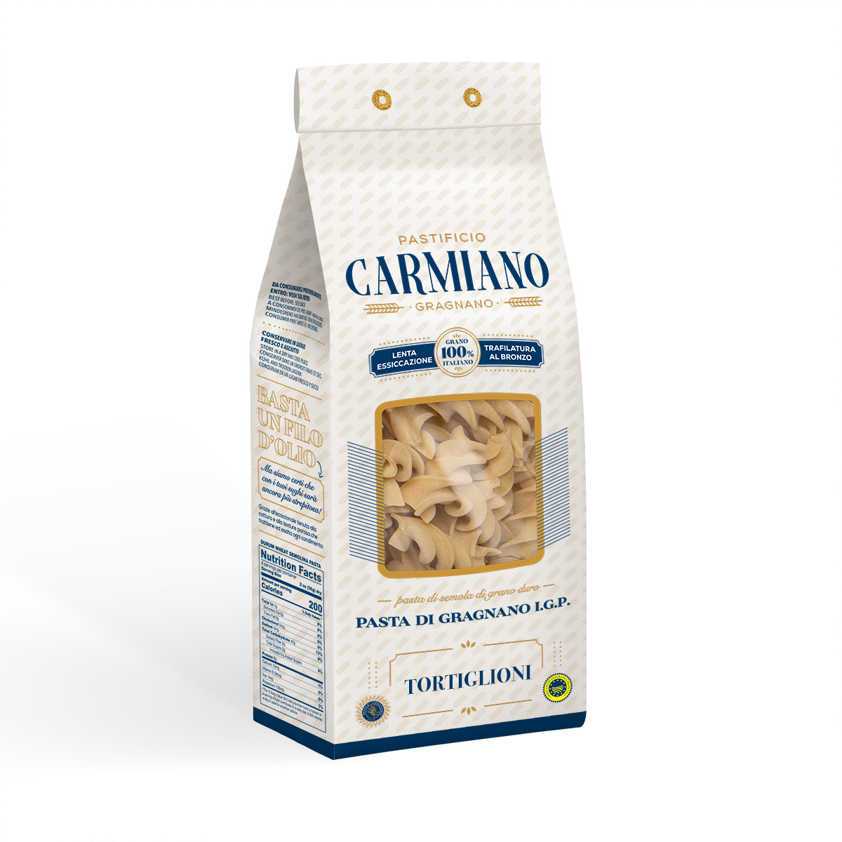 Makaron Tortiglioni IGP 500g Carmiano - obrazek 3