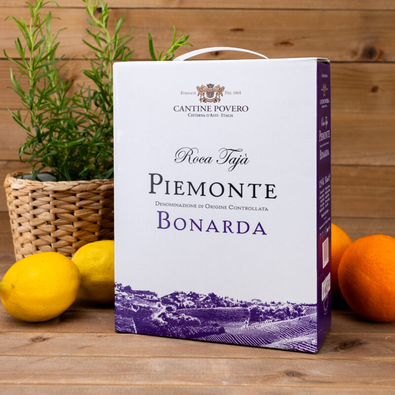 Bonarda DOC Piemonte bag in box 3l Cantine Fratelli Povero