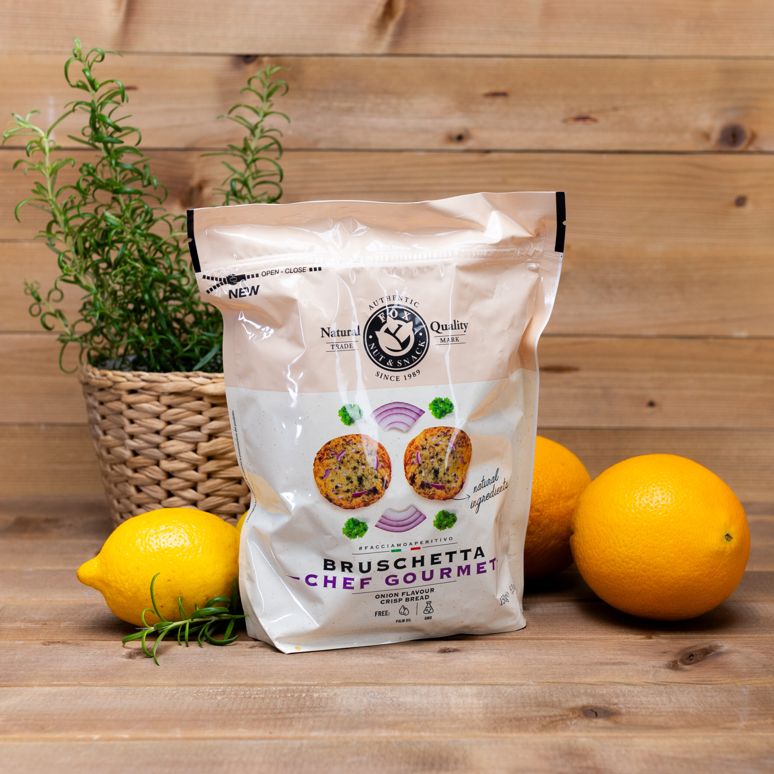 Bruschette cebulowe "Chef Gourmet" 150g Fox Italia