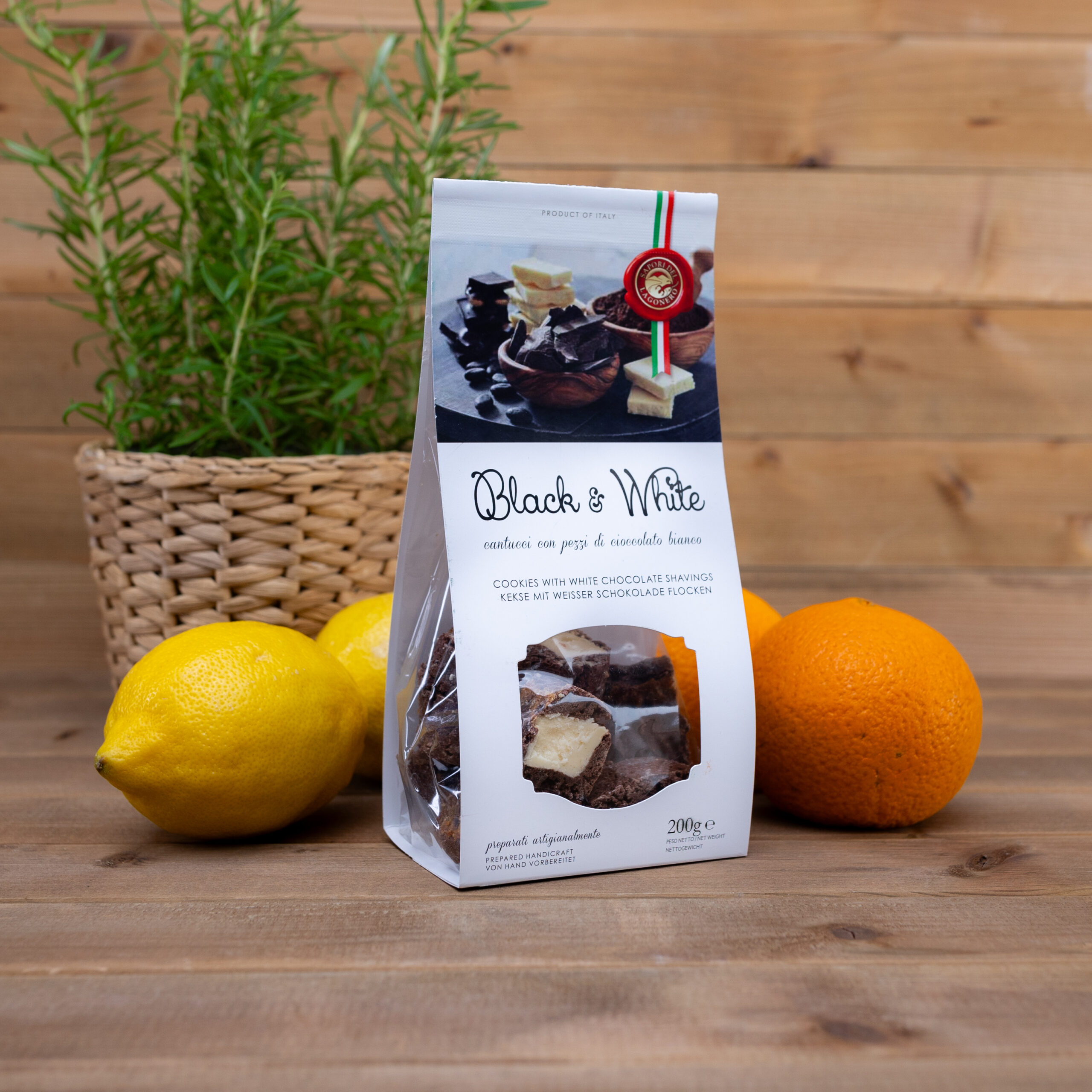 Ciastka Cantucci Black & White 200g Sapori del Lago Nero
