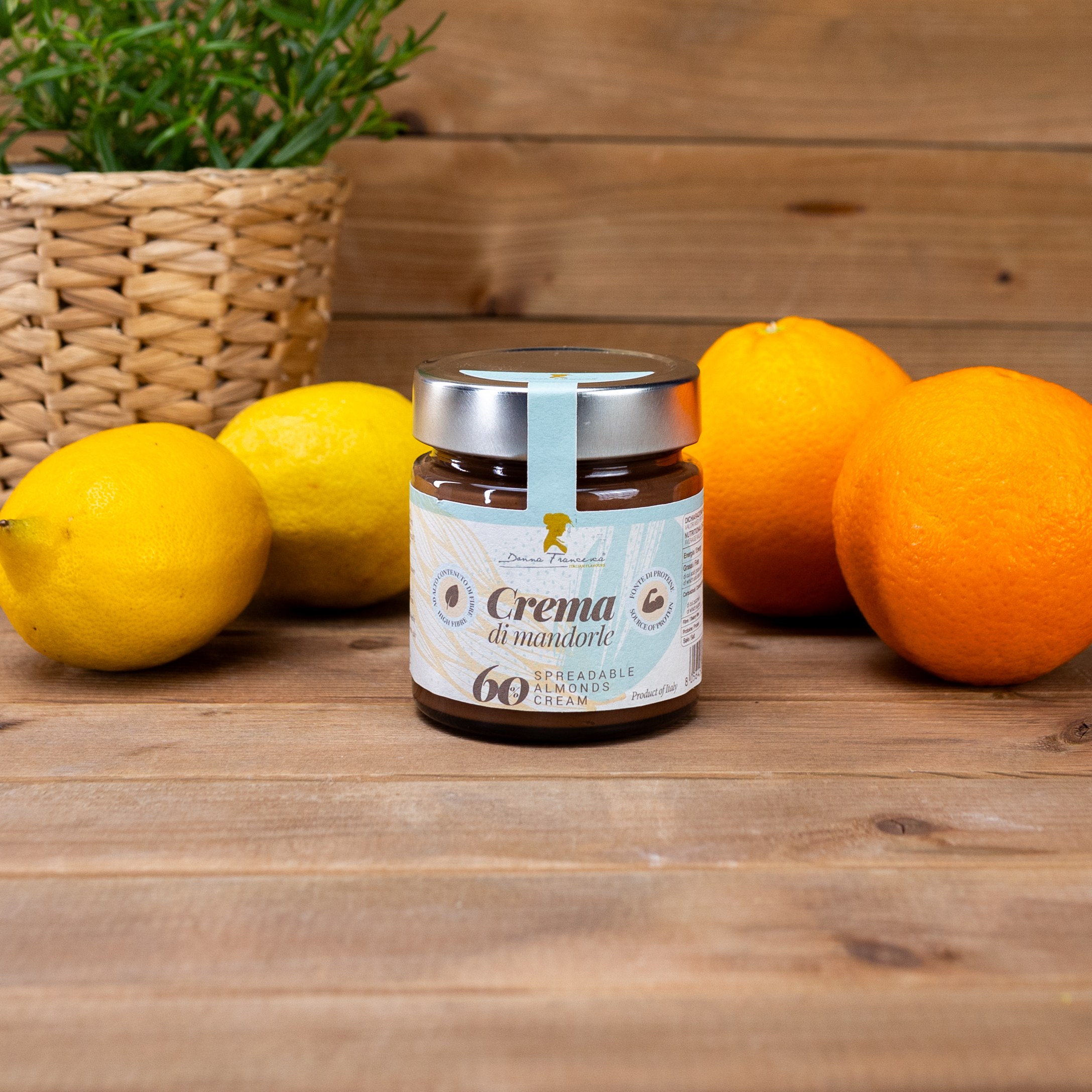 Krem migdałowy 60% 230g Donna Francesca