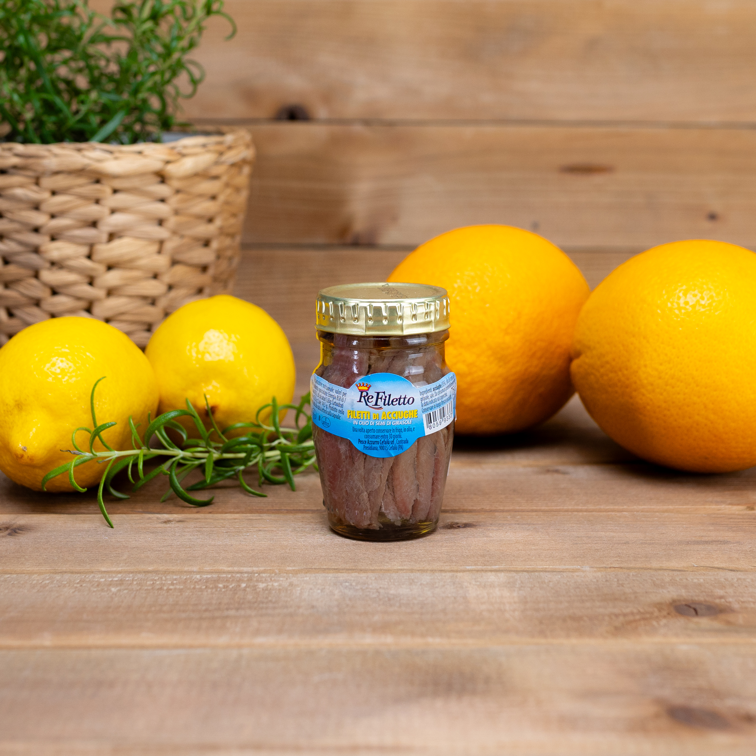 Filety anchois w oleju 75g Pesce Azzurro Cefalu'