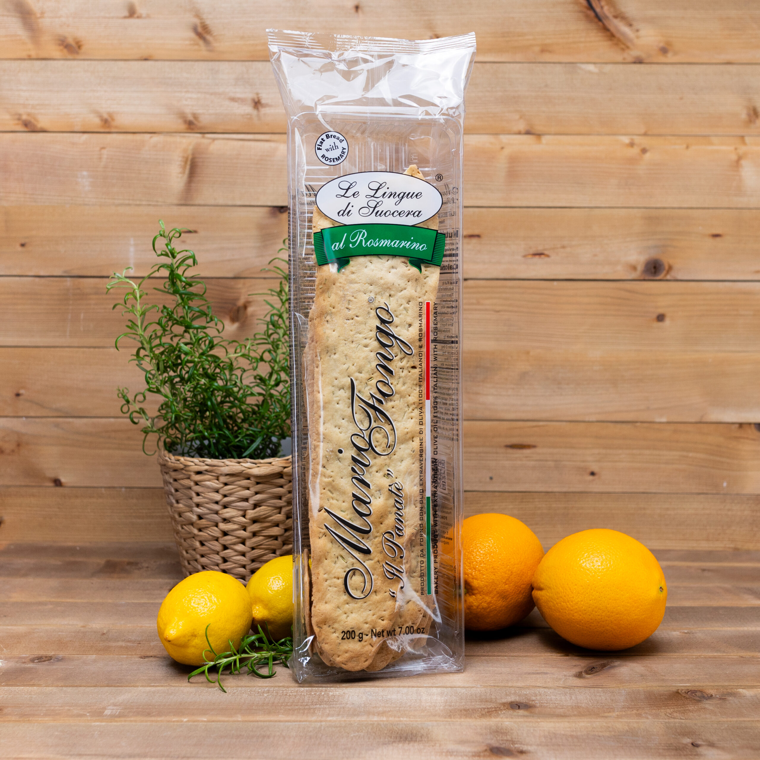 Lingue di suocera z rozmarynem 200g Mario Fongo