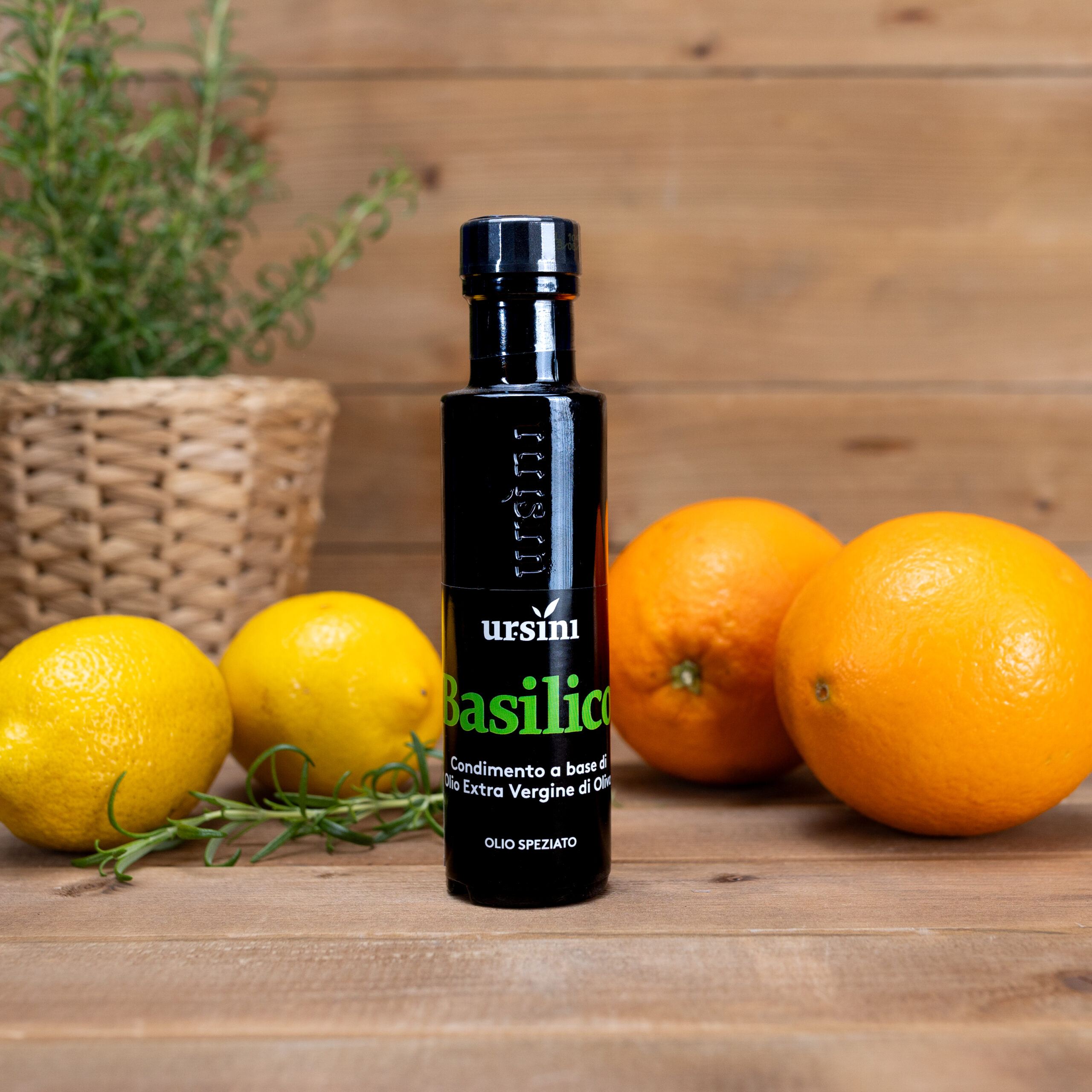 Oliwa extra vergine z bazylią 100ml Ursini
