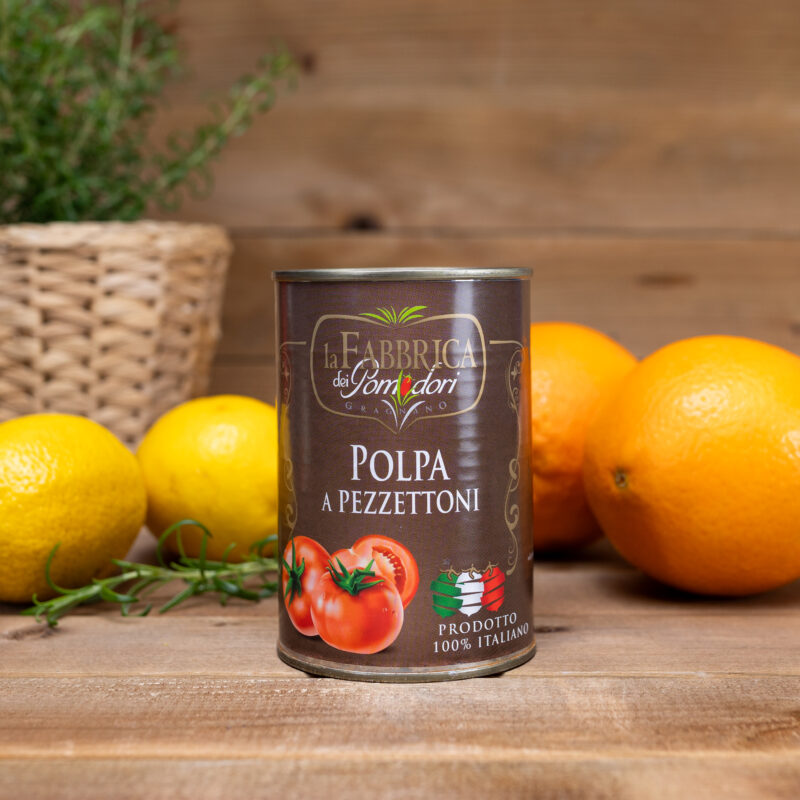Pomidory krojone w puszce 400g Fabbrica della Pasta di Gragnano
