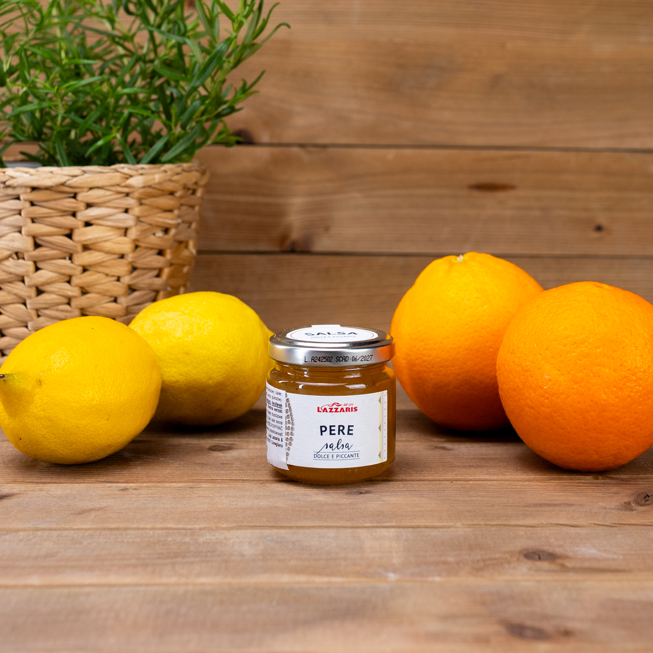 Salsa z gruszek 120g Lazzaris