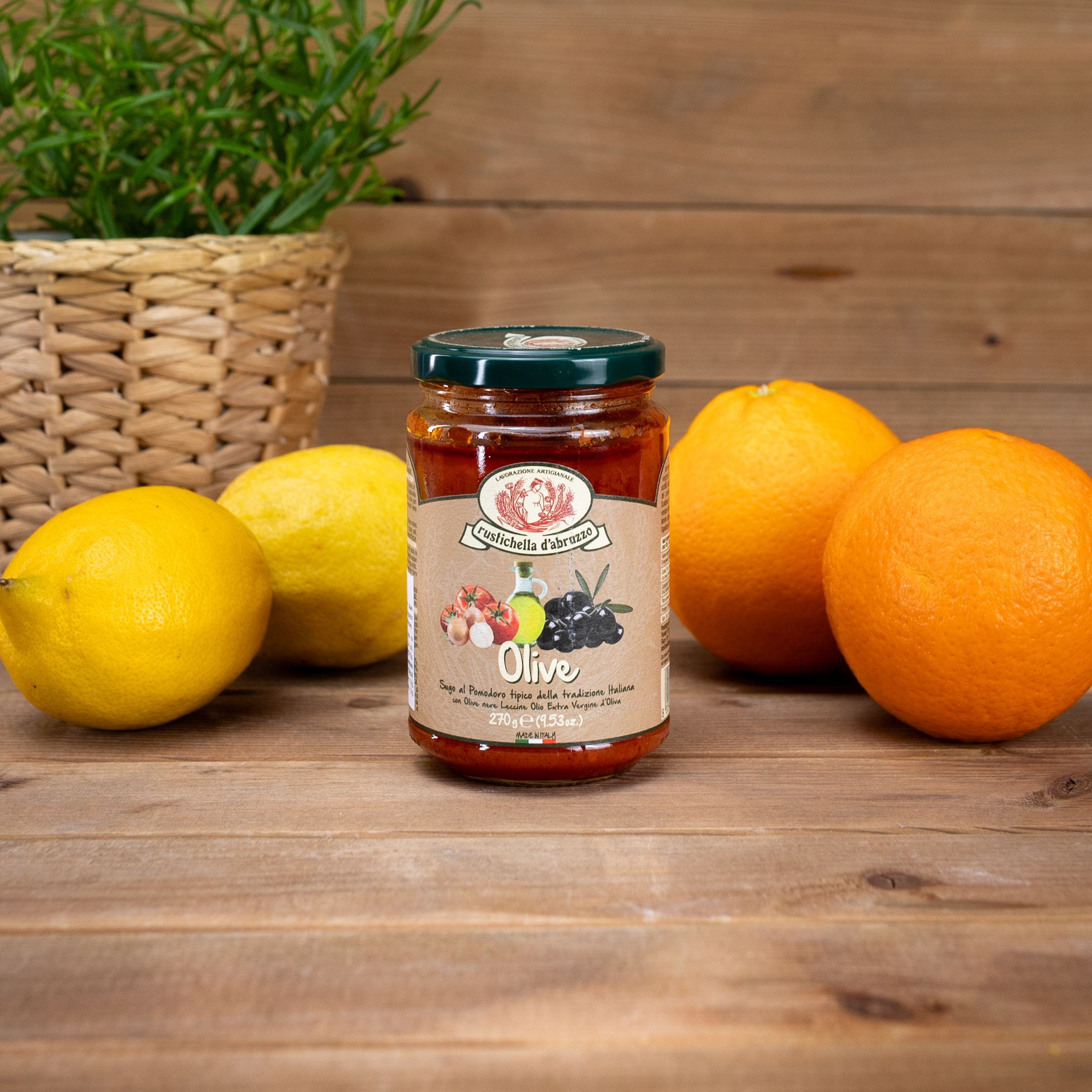 Sos alle Olive z czarnymi oliwkami 270g Rustichella