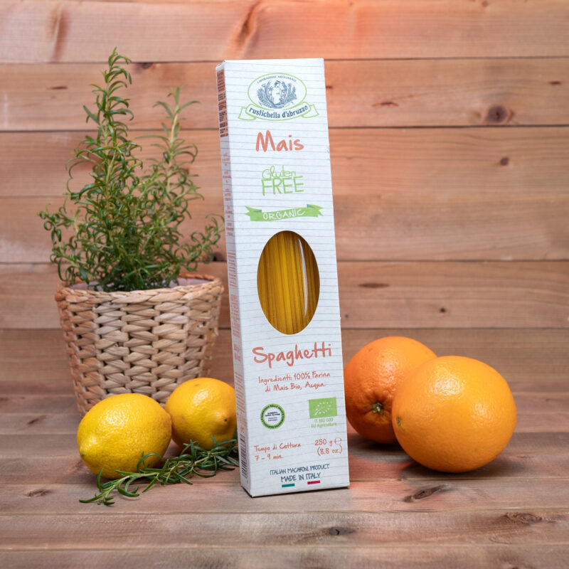 Makaron bezglutenowy Spaghetti z kukurydzy BIO 250g Rustichella