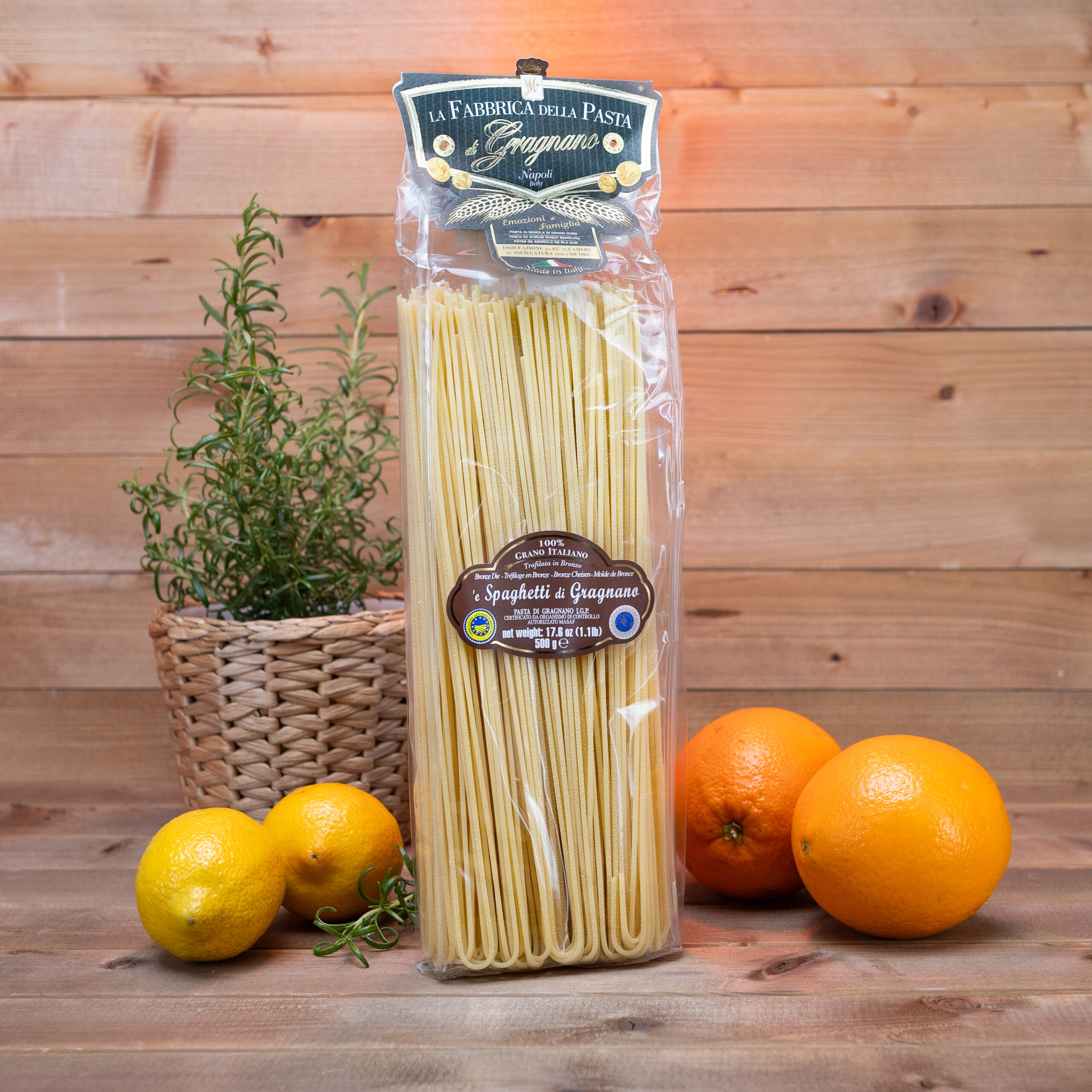 Makaron Spaghetti z Gragnano IGP 500g Fabbrica della Pasta di Gragnano