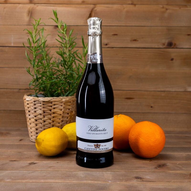 Spumante Brut "Villarita" 750ml Cantine Fratelli Povero