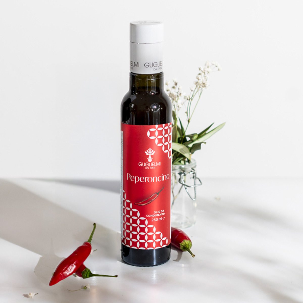 Oliwa z oliwek extra virgin Papryczka Chili 100ml Guglielmi - obrazek 2