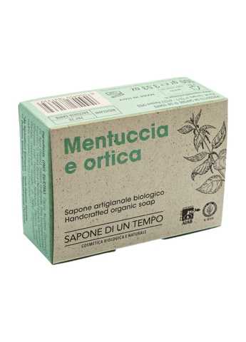 Mydło w kostce BIO Mięta i Pokrzywa 100g Sapone di un Tempo