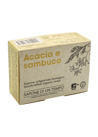 Mydło w kostce BIO Akacja i Bez 100g Sapone di un Tempo