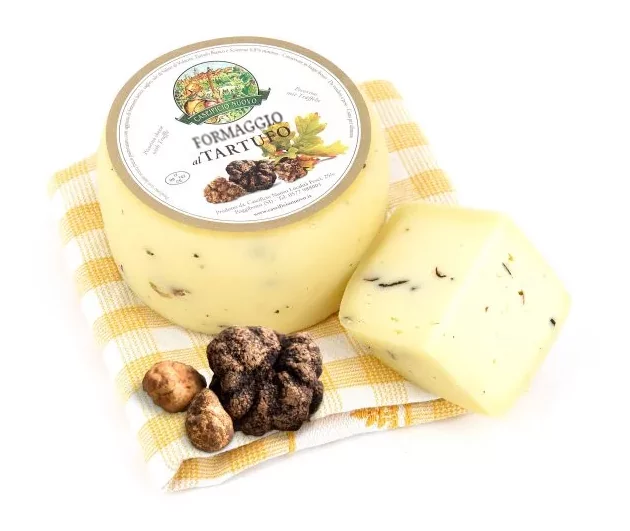 Formaggio Toscano z truflą bianchetto