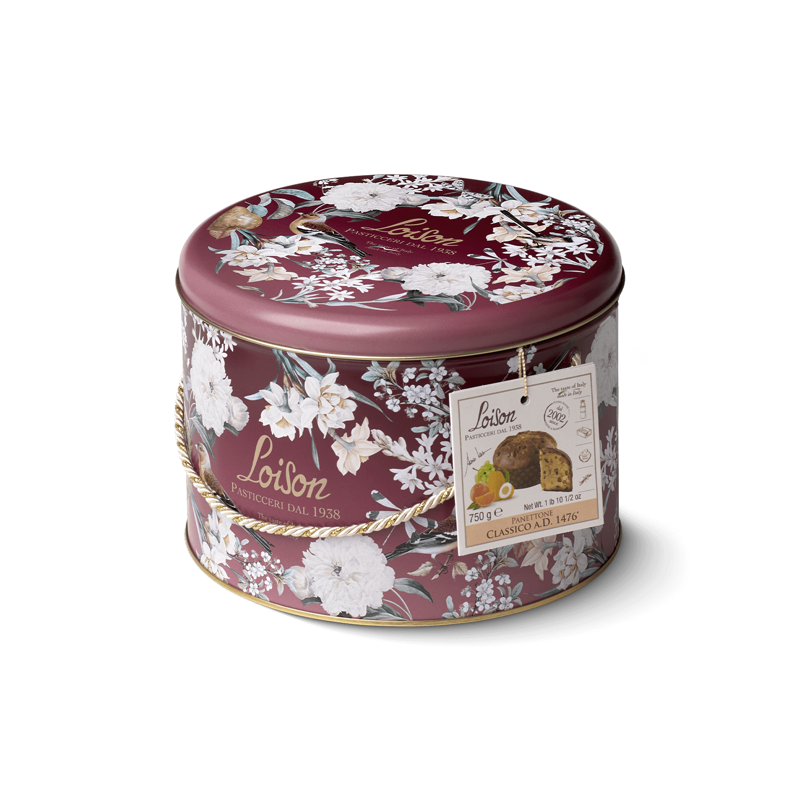 Ciasto Panettone Classico w ozdobnej puszce 750g Loison - obrazek 2