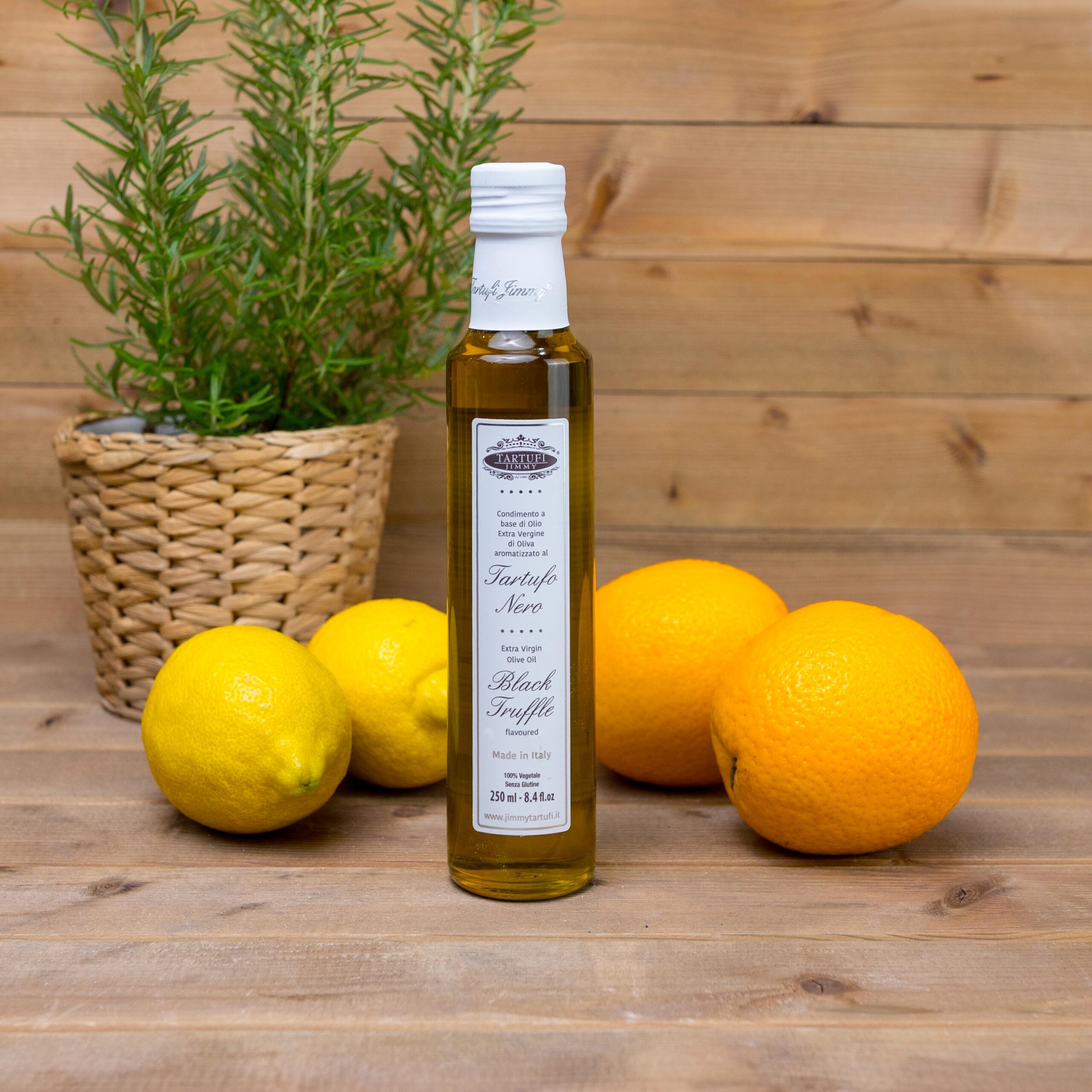 Oliwa extra vergine aromatyzowana truflą czarną 250ml Tartufi Jimmy