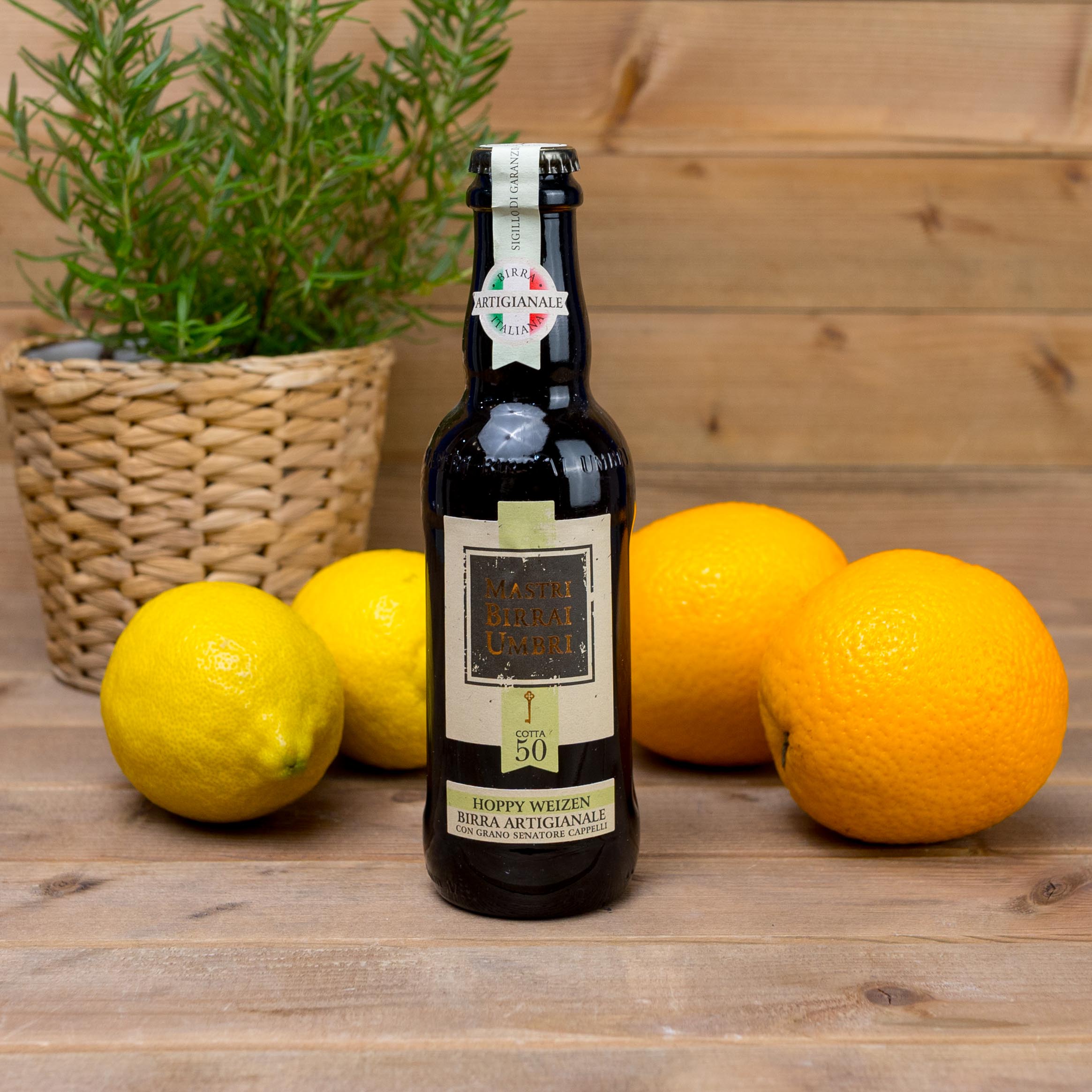 Piwo rzemieślnicze niefiltrowane Bianca 50 300ml Mastri Birrai Umbri