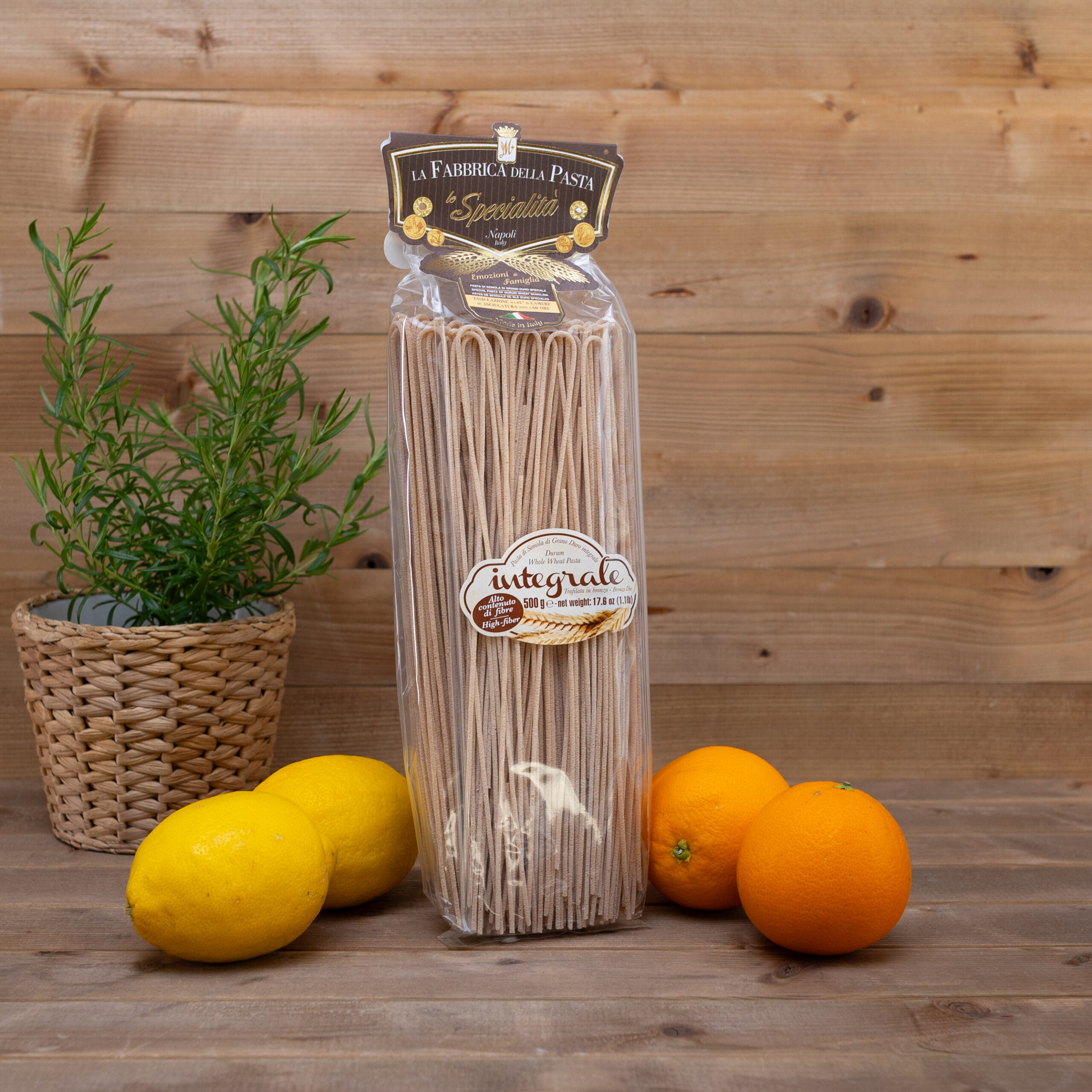 Makaron Spaghetti pełnoziarniste z Gragnano 500g Fabbrica della Pasta di Gragnano